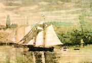 Winslow Homer Gloucester Schooners and Sloop USA oil painting reproduction